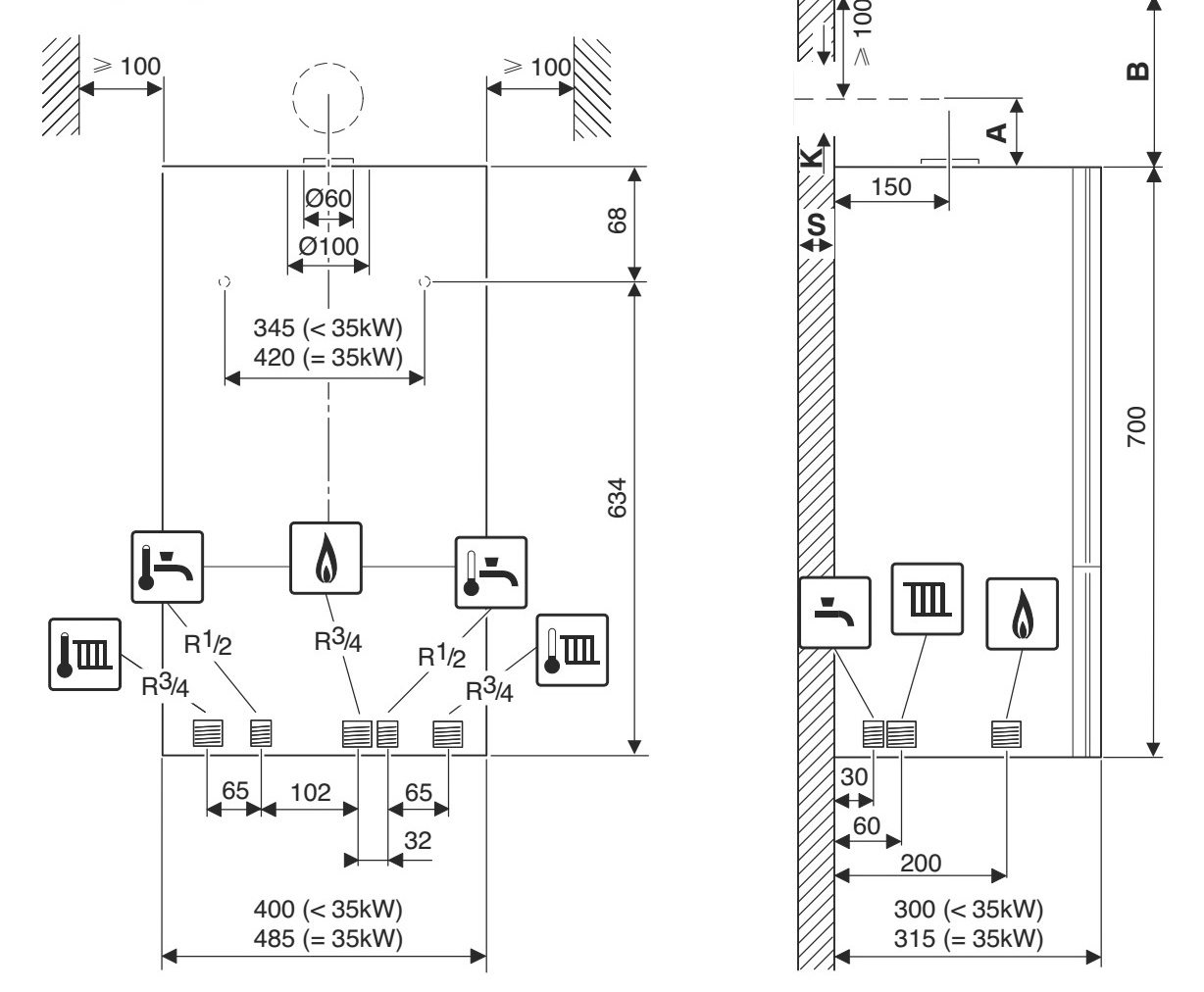 Газовый котел Buderus Logamax U072-35 схема