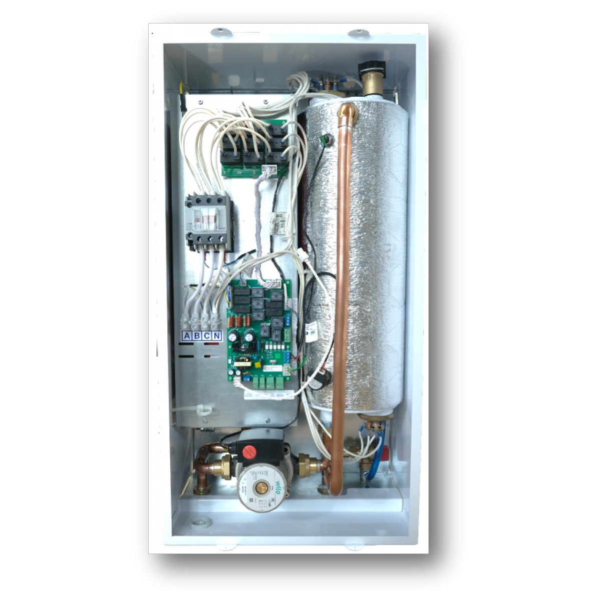 внутреннее строение электрокотла Эван Эксперт плюс 18