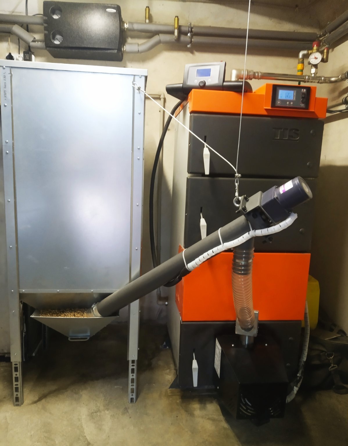 Горелка пеллетная TIS Great Flame Front