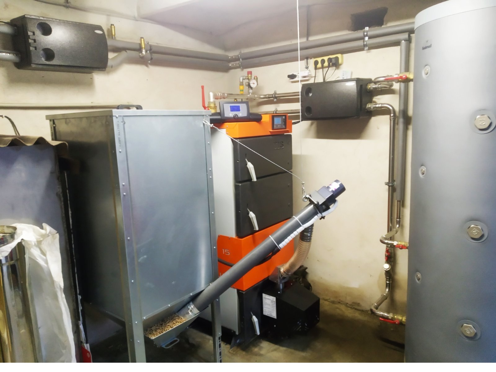 Горелка пеллетная TIS Great Flame Front