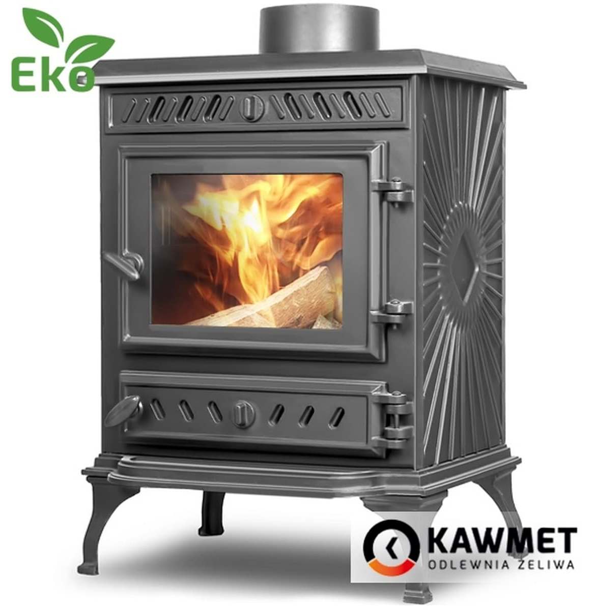 Чугунная печь KAWMET P3 (7,4кВт) ECO  