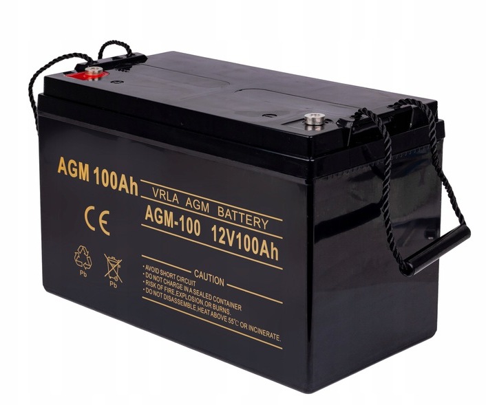Источник бесперебойного питания для котла или дома Аккумулятор BLT 12V 100AH (M8) AGM 