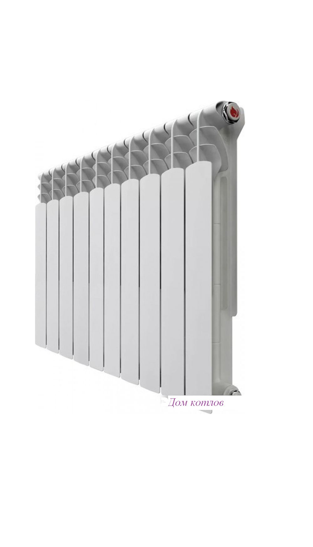 Радиатор Алюминиевый "НРЗ" 500/80, 10 секций, Оптима